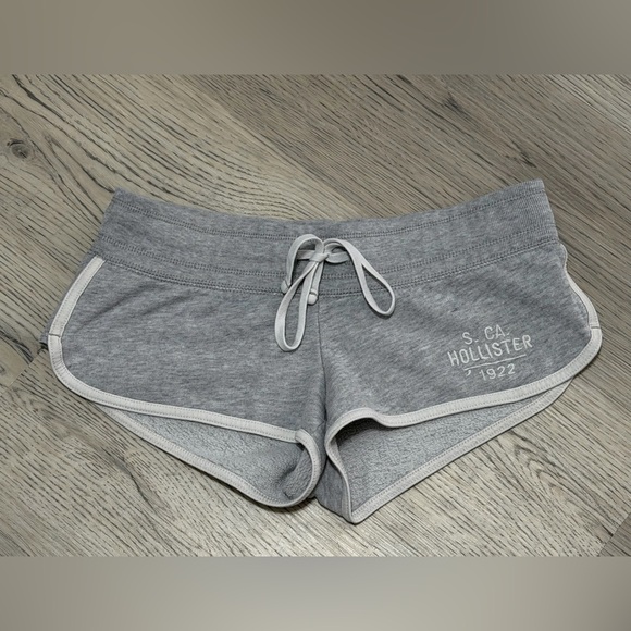 Hollister Pants - Y2K Vintage Hollister Micro Mini Low Rise Grey Logo Shorts Size XS MINT CONDIT.